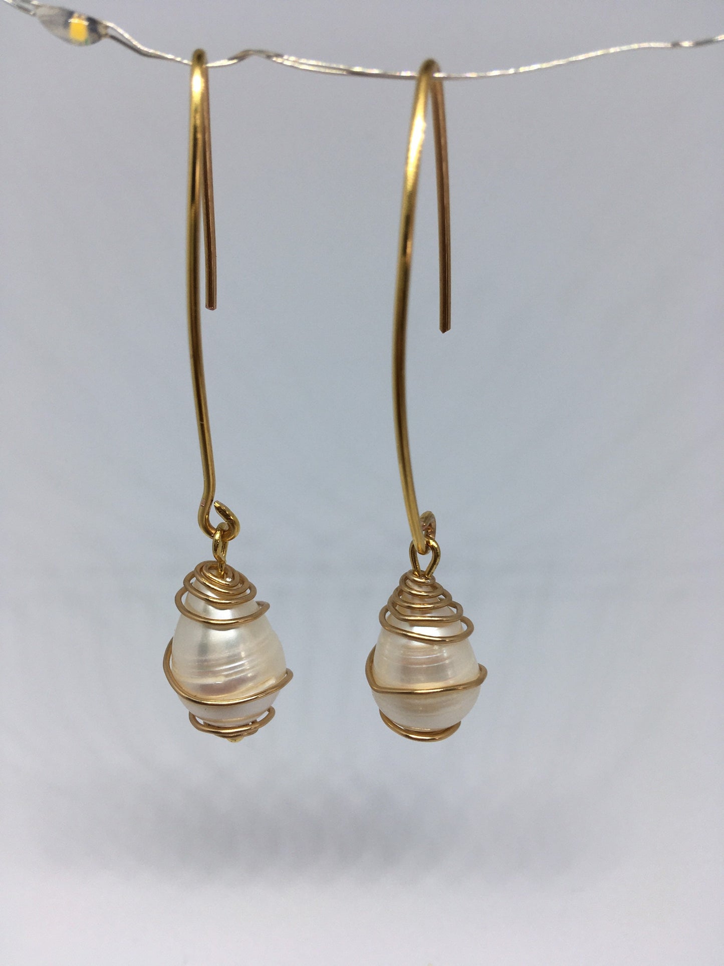 Handmade Earrings Fresh water Pearl UK