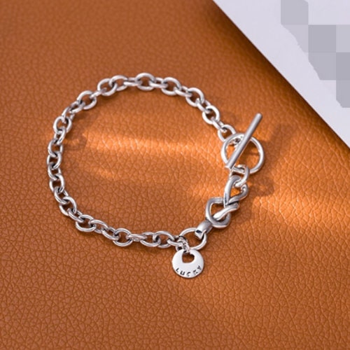 Silver Bracelet, Chain 925 Sterling Silver Bracelet for Her/ Etsy UK Shop