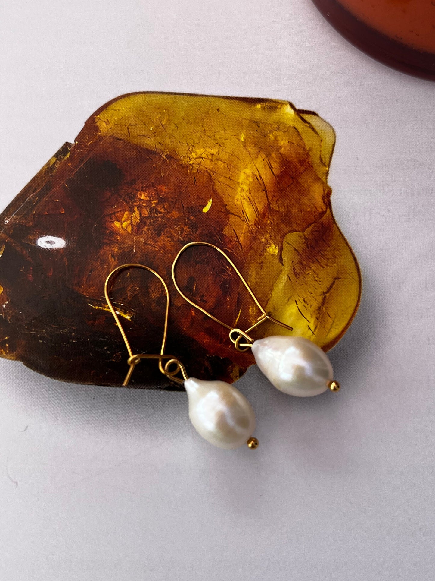 Freshwater pearl Dangle & Dropp earrings  / Etsy UK shop