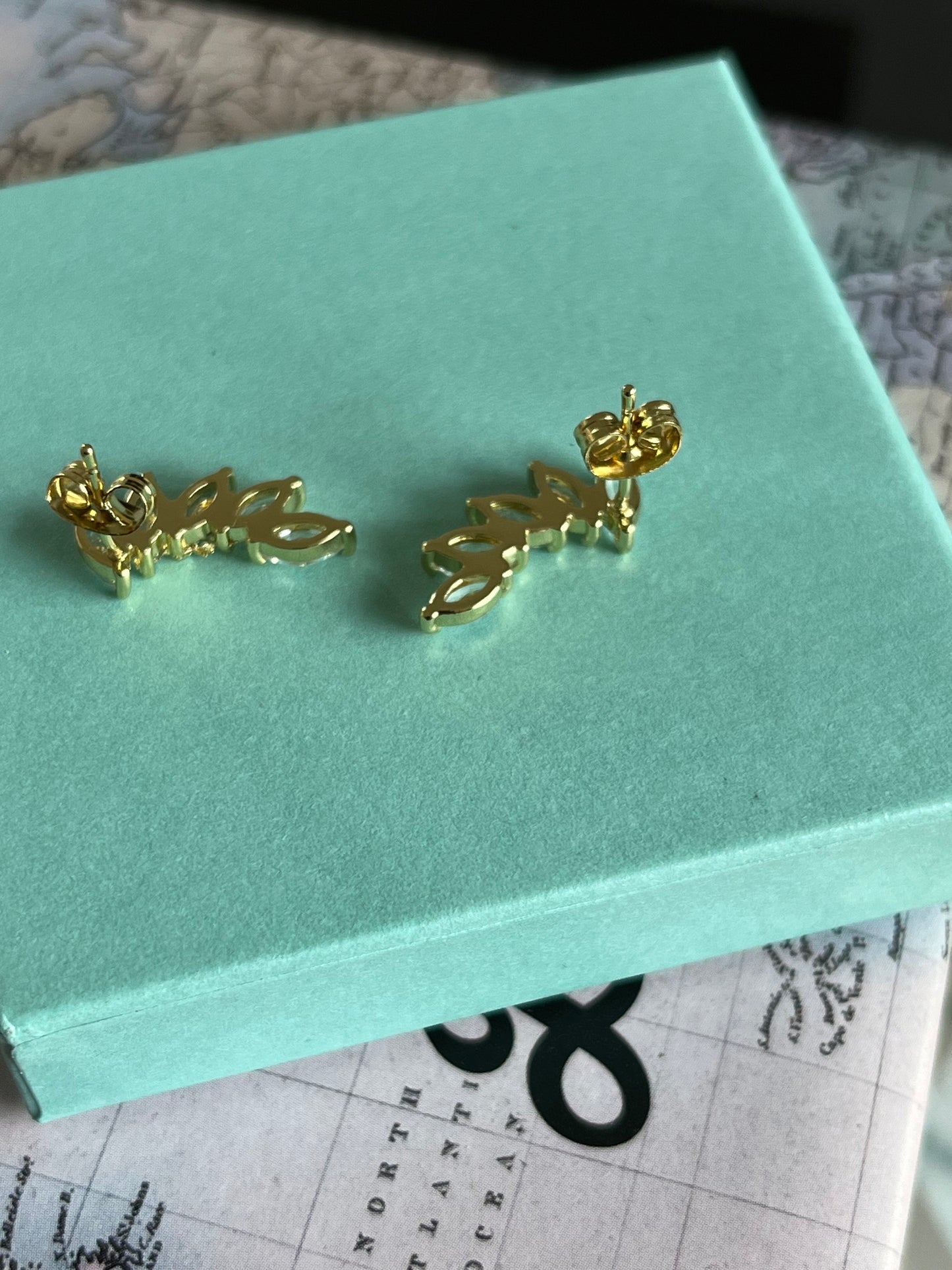 Cluster Earrings, Gold Stud Earrings for Women Etsy UK seller