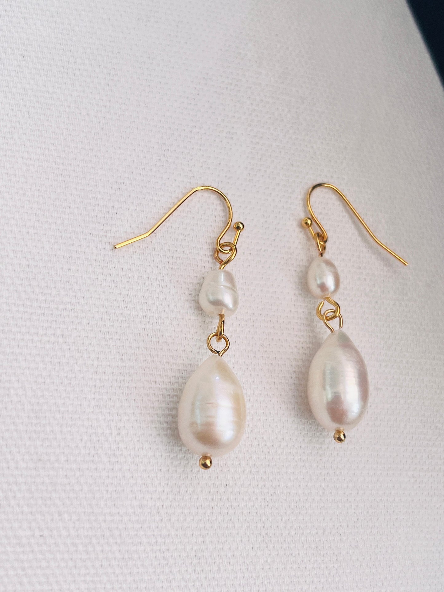 Unique Freshwater Pearl Earrings - Handmade, Dangle & Drop Style Jewelry - Perfect Gift for Her, Bridesmaids, or Special Occasion, UK shop