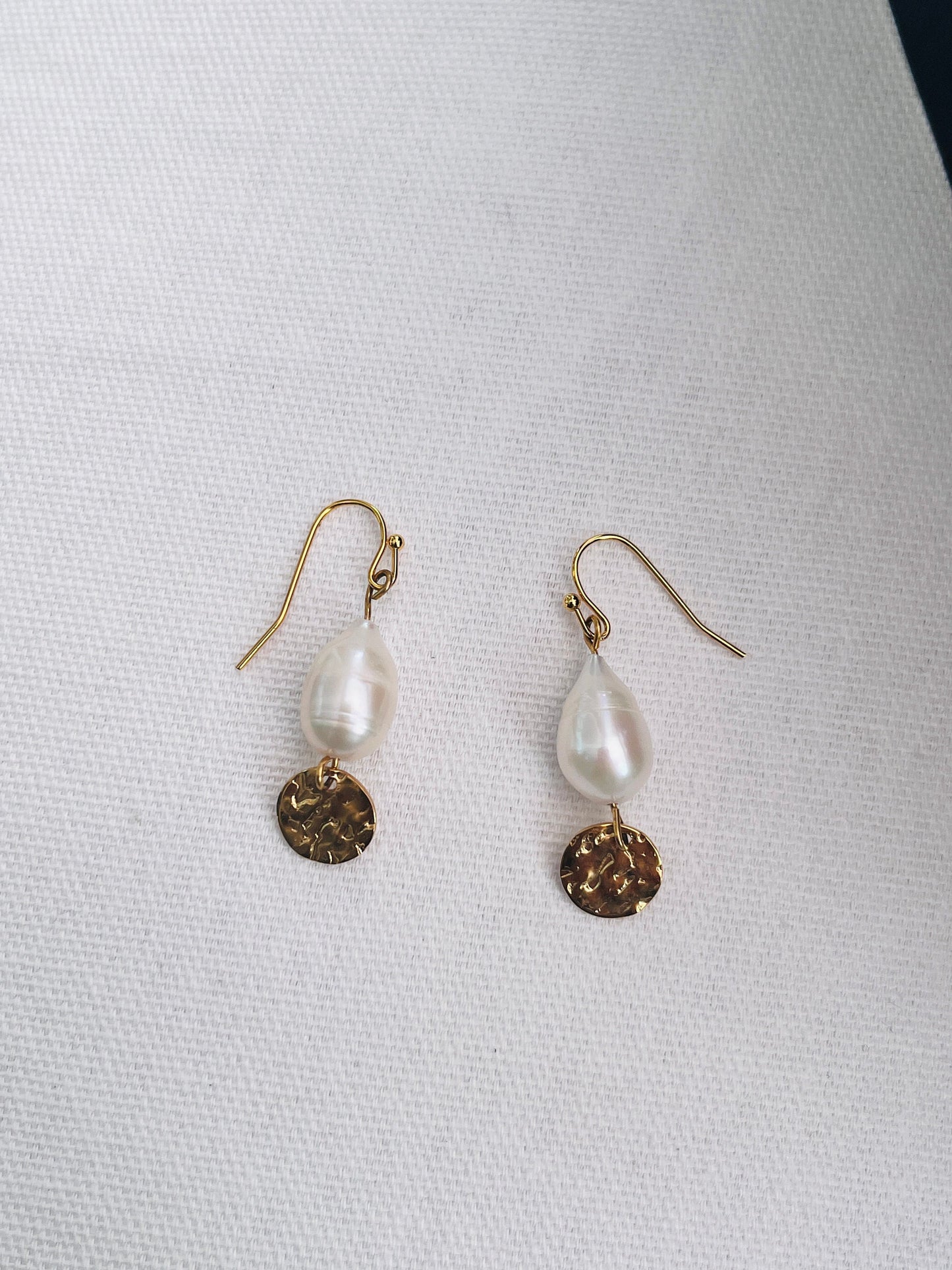 Chunky Freshwater Pearl Earrings - Handmade Boho Style Jewelry, Perfect Gift for Her, Elegant Statement, wedding jewellery UK shop